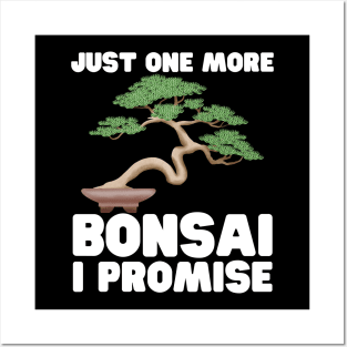 Just One More Bonsai I Promise Posters and Art